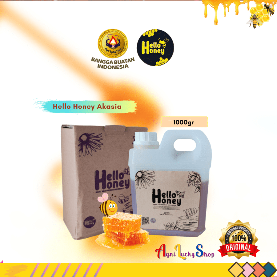 Jual Madu Akasia Hello Honey Premium