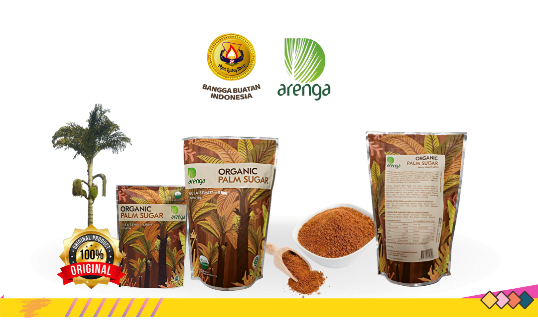 Organic Palm Sugar Gula Aren Premium dari Arenga Indonesia